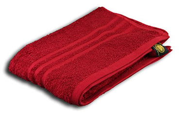 Gözze - Elegantes Handtuch 2er-Set, Sylt, 100% Baumwolle, Dichtes Grundgewebe (440 g/m²), 50 x 100 cm - Bordeaux im Sale